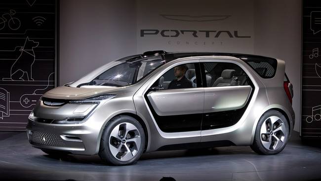 Электрический полуавтономный минивэн Chrysler Portal