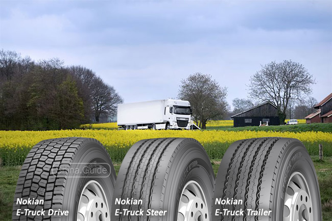 Nokian E-Truck new tyres: Drive, Steer и Trailer