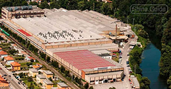Завод Бриджстоун в испанском Пуэнте-Сан-Мигеле, выпускающий с/х и OTR-шины