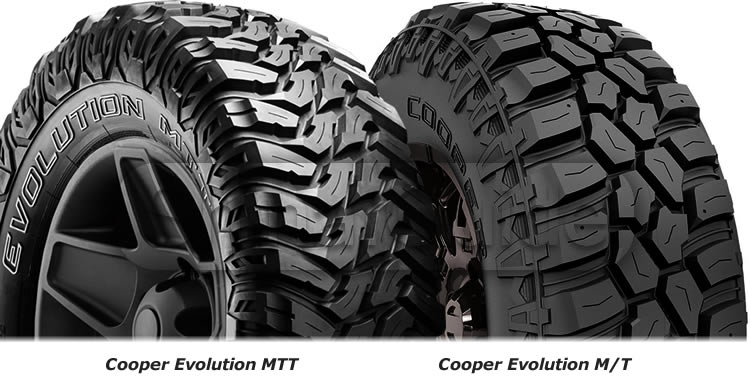 Такие «одинаковые» Cooper Evolution M/T и Evolution MTT