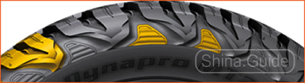 Летние шины hankook dynapro mt2 rt05